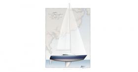 Rendering for Kiwi 24 series production version of the 'Eygthene' Quarter Ton Cup design.

